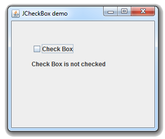 طريقة معرفة حالة ال JCheckBox في جافا أي معرفة إذا كان تم إختياره أم لا