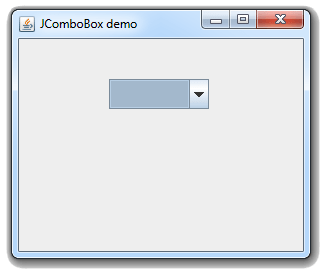 طريقة إضافة JComboBox في ال JFrame